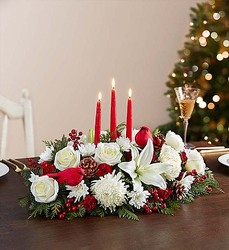 Christmas Celebration Centerpiece Davenport Florist - Same Day Flower Delivery - Flower Power 